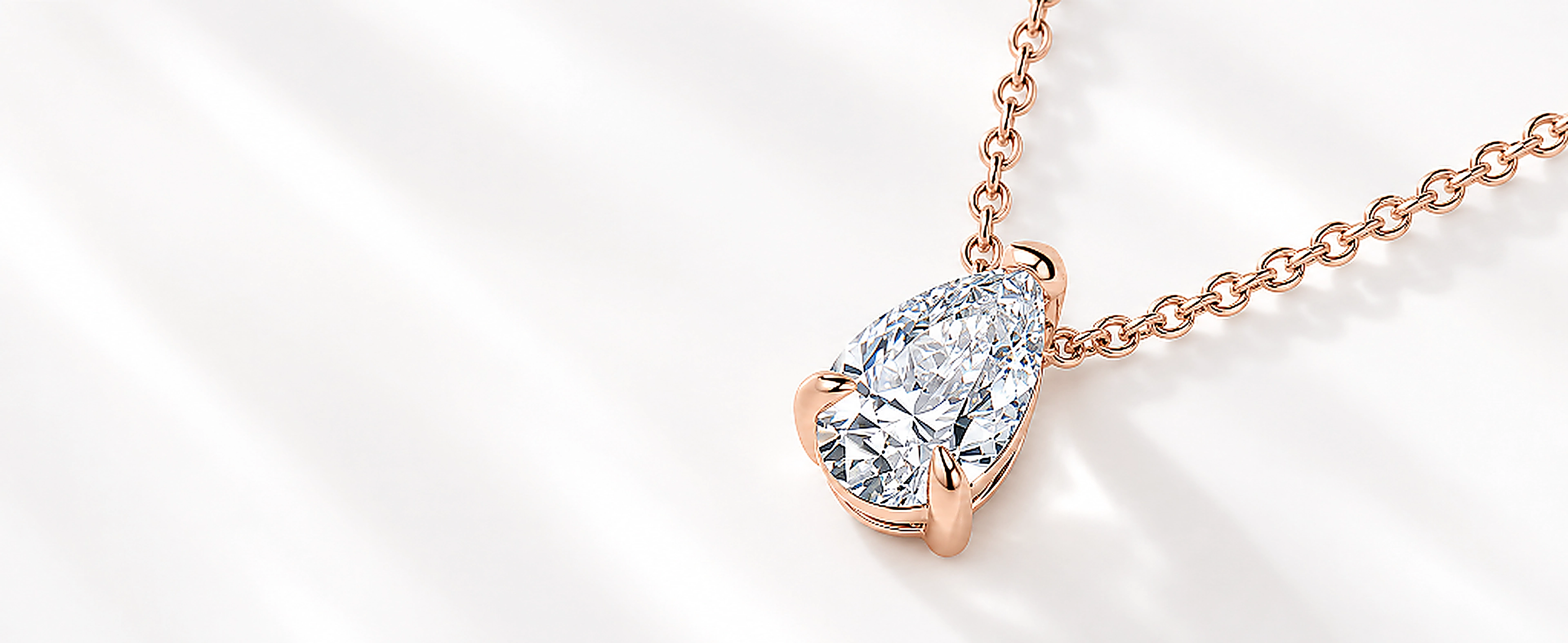 Teardrop Diamond Pendant